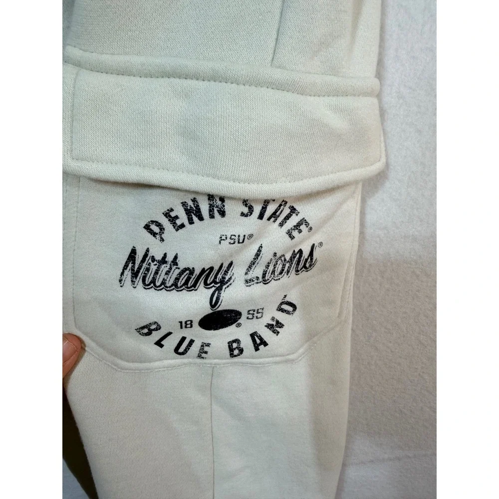 Penn State Nittany Lions NCAA Cargo Sweatpants Kids Youth S Cream Collegiate